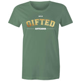 Gifted Aotearoa College Gold - Women's Maple Tee