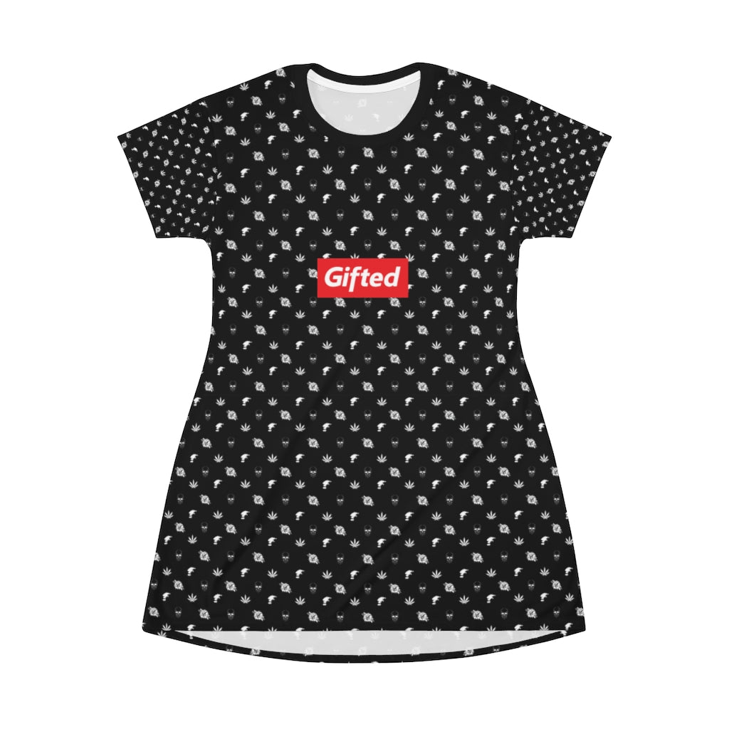 Gifted Supreme All Over Print T-Shirt Dress Gifted Clothing Gifted Supreme All Over Print T-Shirt Dress Gifted Clothing