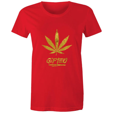 Gifted Gold Leaf - Women's Maple Tee