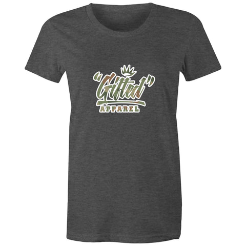 Gifted Camo Tag - Women's Maple Tee