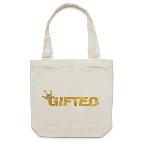 Gifted Gold Crown - Canvas Tote Bag