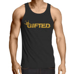 Gifted Gold Crown - Mens Singlet Top