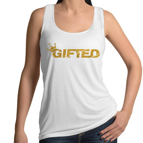Gifted Gold Crown - Womens Singlet